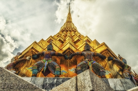 Devostock Temple Giant Thai Religion