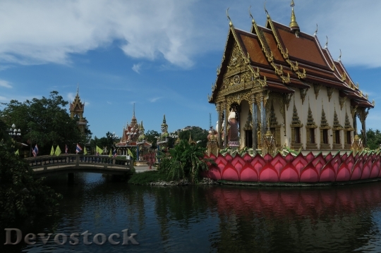 Devostock Temple Thailand Koh Samui 0