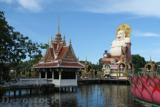 Devostock Temple Thailand Koh Samui 1