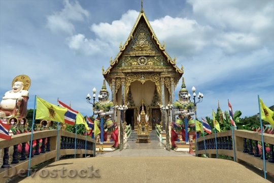Devostock Temple Thailand Koh Samui 6