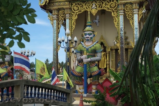 Devostock Temple Thailand Koh Samui