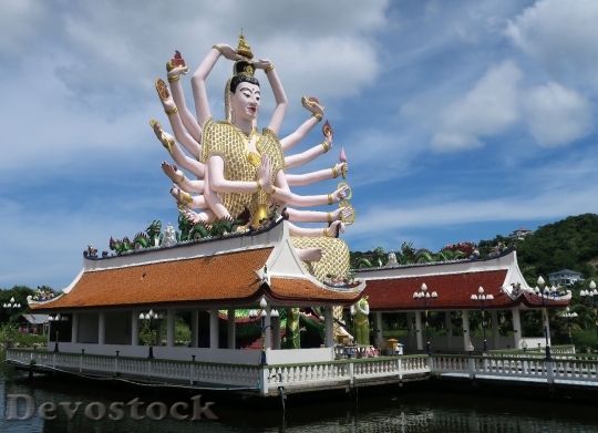 Devostock Temple Thailand Koh Samui 7