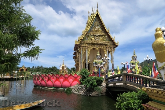 Devostock Temple Thailand Koh Samui 8