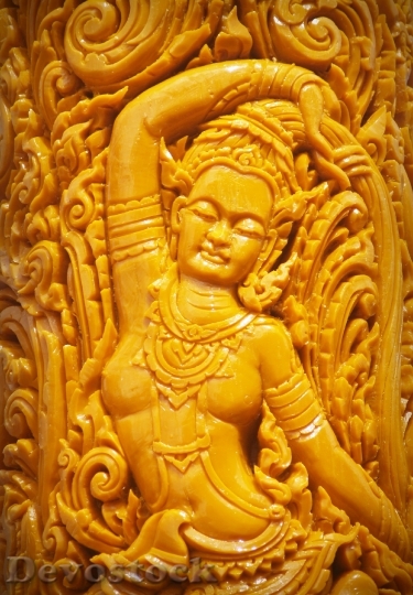 Devostock Thailand Decoration Carvings Form 1