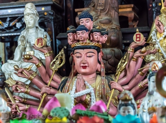 Devostock Thailand Statue Asia Buddha