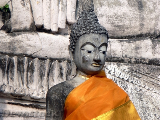 Devostock Thailand Sukhotai Buddha Monument 0