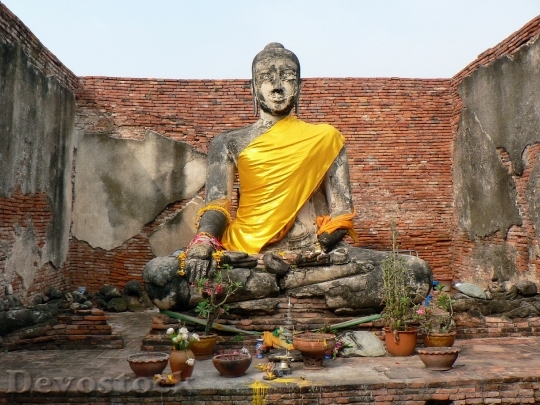 Devostock Thailand Sukhotai Buddha Monument