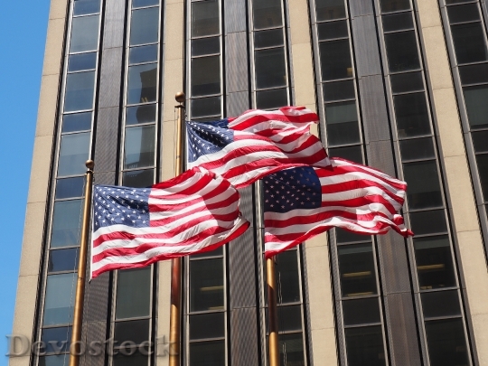 Devostock Usa United States Flag