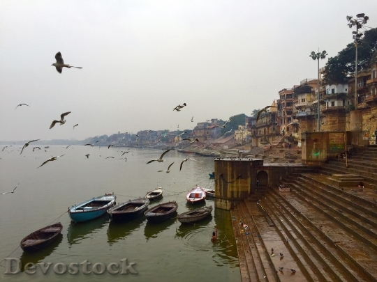 Devostock Varanasi Ghats India River