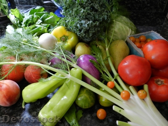 Devostock Vegetables Fruit Fresh Cabbage