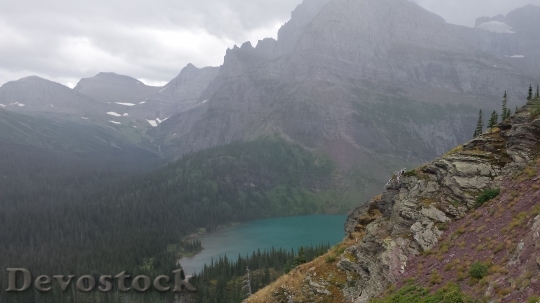 Devostock View Grinnell Lake From 1