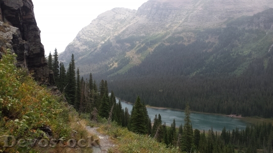 Devostock View Grinnell Lake From 2