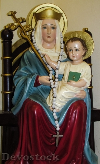 Devostock Virgin Mary Jesus Christ 1