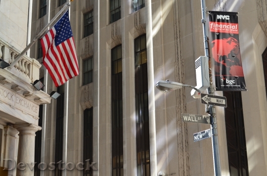 Devostock Wall Street New York 1