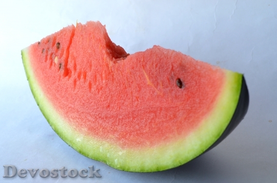 Devostock Watermelon Melon Cut Fruits 0