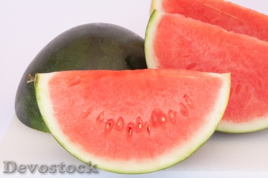 Devostock Watermelon Melon Juicy Fruit 0