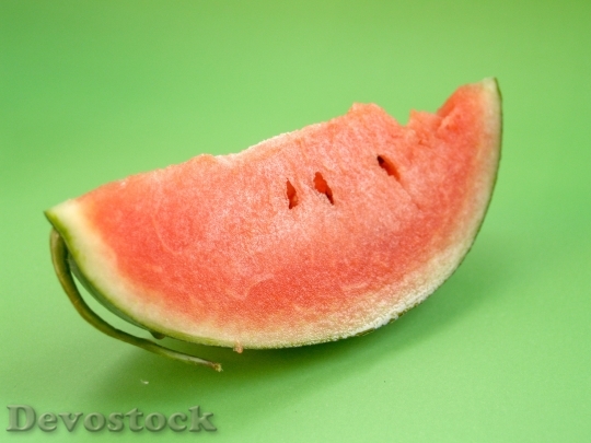 Devostock Watermelon Slice Isolated Seeded 11