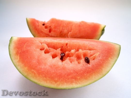 Devostock Watermelon Slice Isolated Seeded 12