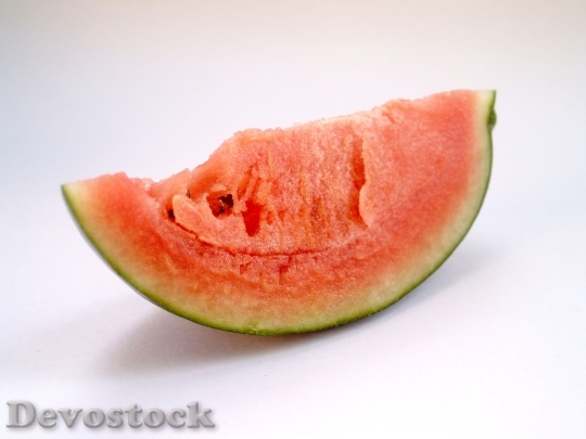 Devostock Watermelon Slice Isolated Seeded 14