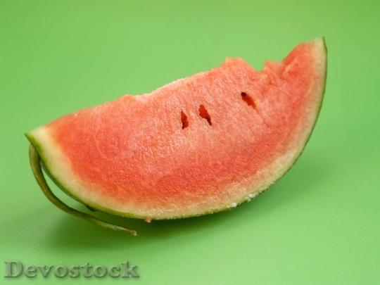 Devostock Watermelon Slice Isolated Seeded 15