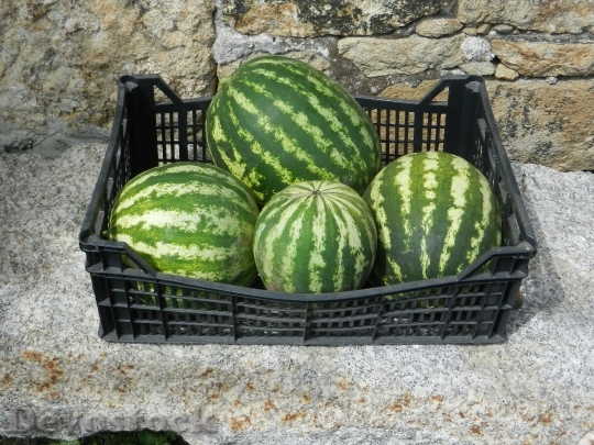 Devostock Watermelons Basket Fruit 924275