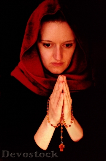 Devostock Woman People Prayer Religion 0