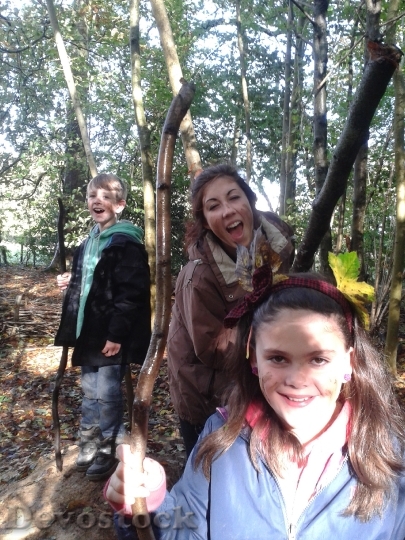 Devostock Woods Children Mud Forest