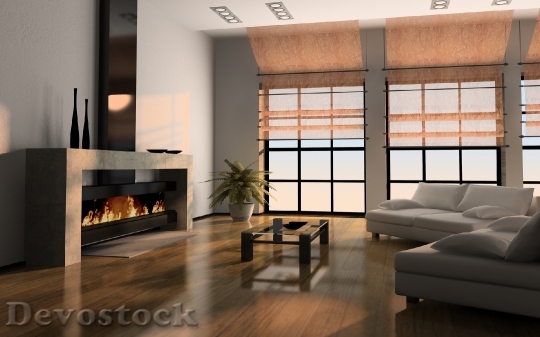 Devostock home interior 3d rendering
