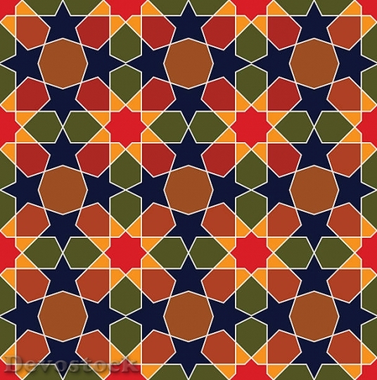 Devostock persian-geometric-seamless-pattern-islamic-art