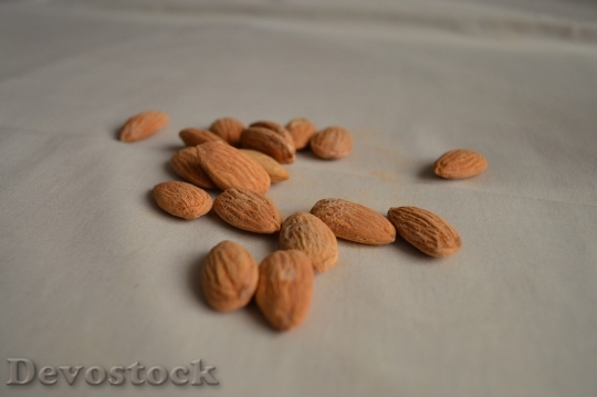 Devostock Almonds Nuts Food Healthy