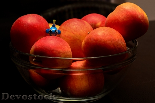 Devostock Apples Bowl Toy Little