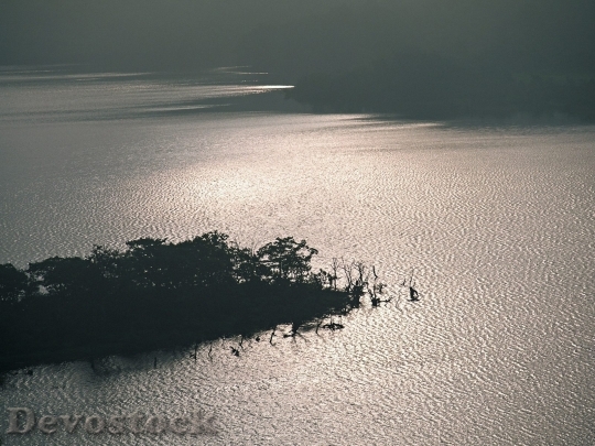 Devostock Beautiful Landscape With Island