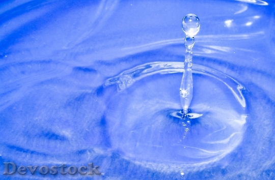 Devostock Blue Water Drop Krupnyj