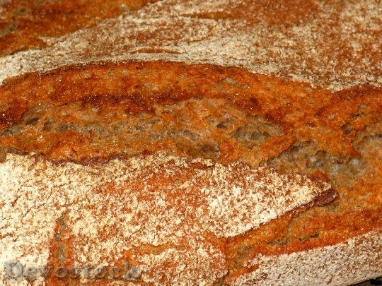 Devostock Bread Baked Crispy Homemade