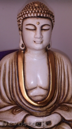 Devostock Buddha Meditation Spiritual Statue