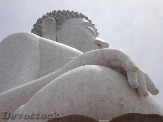 Devostock Buddha Statue Religion Spiritual