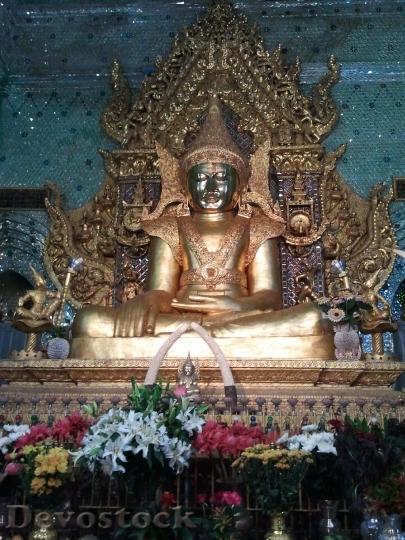 Devostock Buddha Temple Buddhism Gold