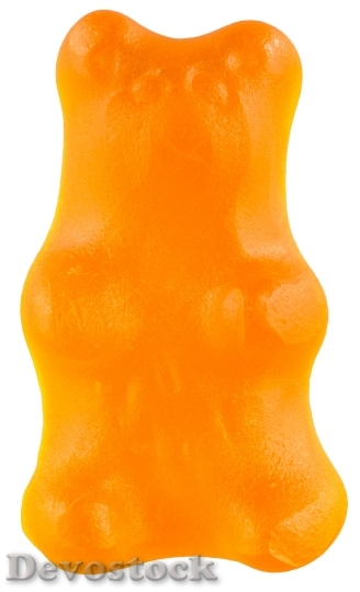 Devostock Candy Gummy Bear Orange