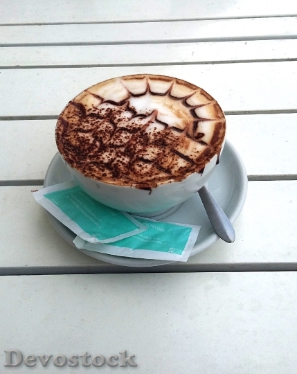 Devostock Cappuccino Coffee Cup Cafe