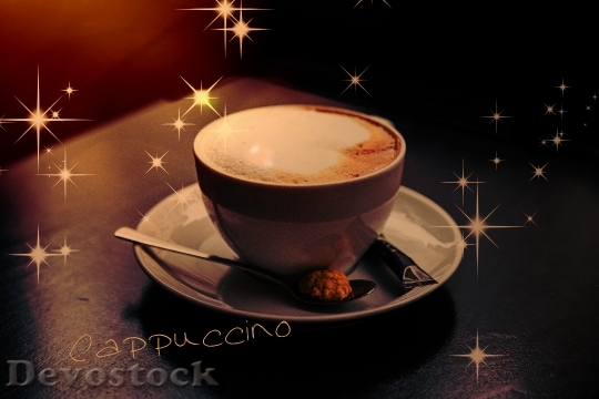 Devostock Cappuccino Coffee Cup Coffee 0