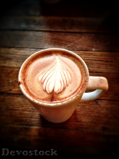 Devostock Cappuccino Coffee Cup Drink