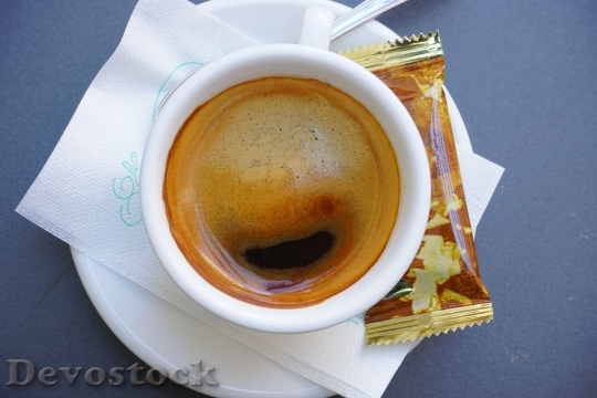 Devostock Cappuccino Coffee Cup Italian