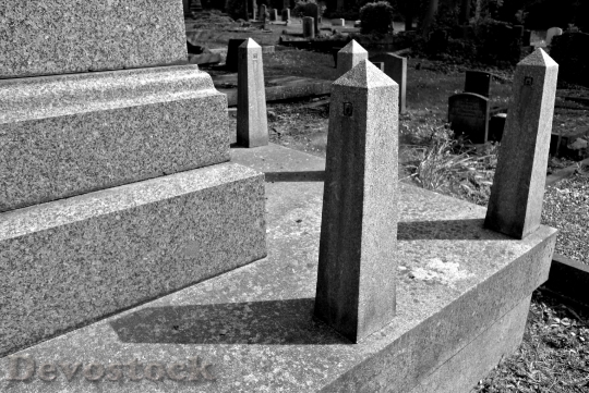 Devostock Cemetery Burial Graveyard Death
