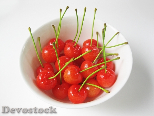 Devostock Cherry Berry Fruit Bowl