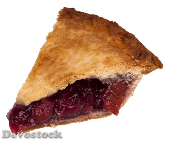 Devostock Cherry Pie Baked Slice