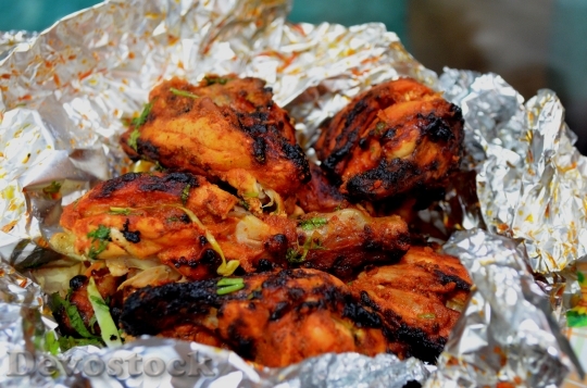 Devostock Chicken Roasted Indian Fast
