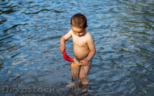 Devostock Child Pool Water Happy 0