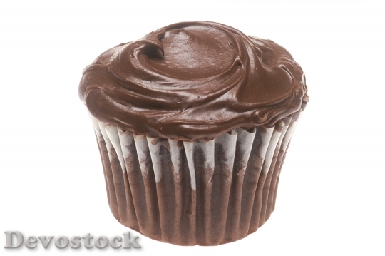 Devostock Chocolate Cupcake Chocolate Icing
