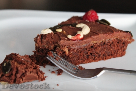 Devostock Chocolate Vegan Cake Sweet