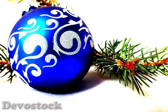 Devostock Christmas Baubles Bauble Holidays 1